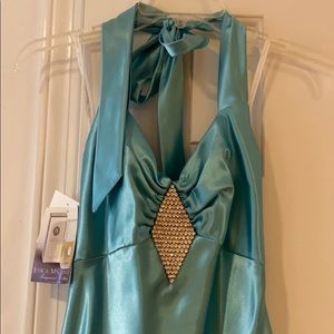 Jessica McClintock turquoise dress